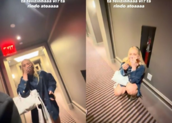 Após noite regada a drinks, Virginia se diverte em hotel de Nova York: “O hexa vem, amor”