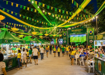 Praça do Chopão entra no clima da Copa com samba e diversão em evento gratuito