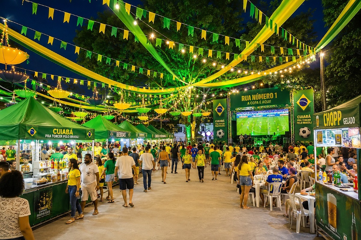 Praça do Chopão entra no clima da Copa com samba e diversão em evento gratuito