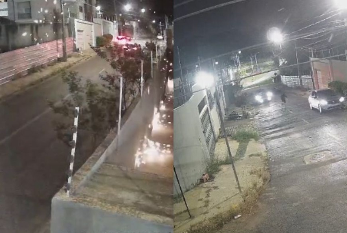 Vídeos mostram homem jogando explosivo dentro de condomínio em Cuiabá