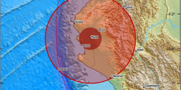 Terremoto de magnitude 5,5 atinge fronteira entre Peru e Equador