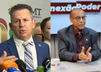 “Está falando muita bobagem”, diz Mauro Mendes após Júlio Campos ameaçar barrar sua candidatura ao Senado