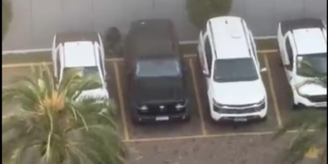 Ladrão rouba celular, foge pela mata e tenta se esconder embaixo de carro em Cuiabá