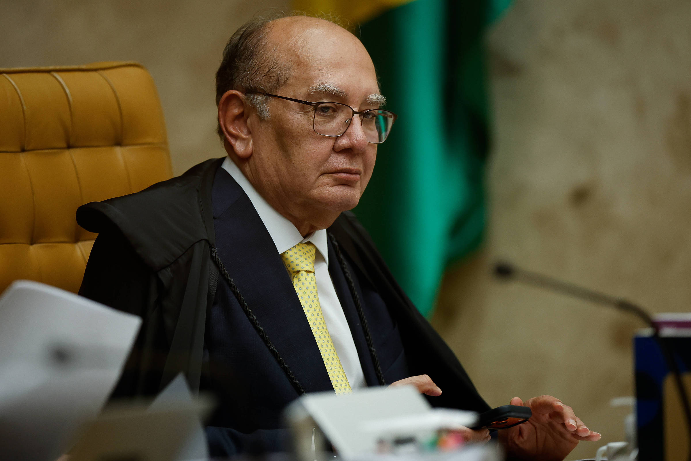 Gilmar Mendes pauta processo sobre liberdade de pai de Vorcaro