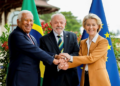 Lula discute veto à carne brasileira com líder da União Europeia e presidente da Comissão Europeia