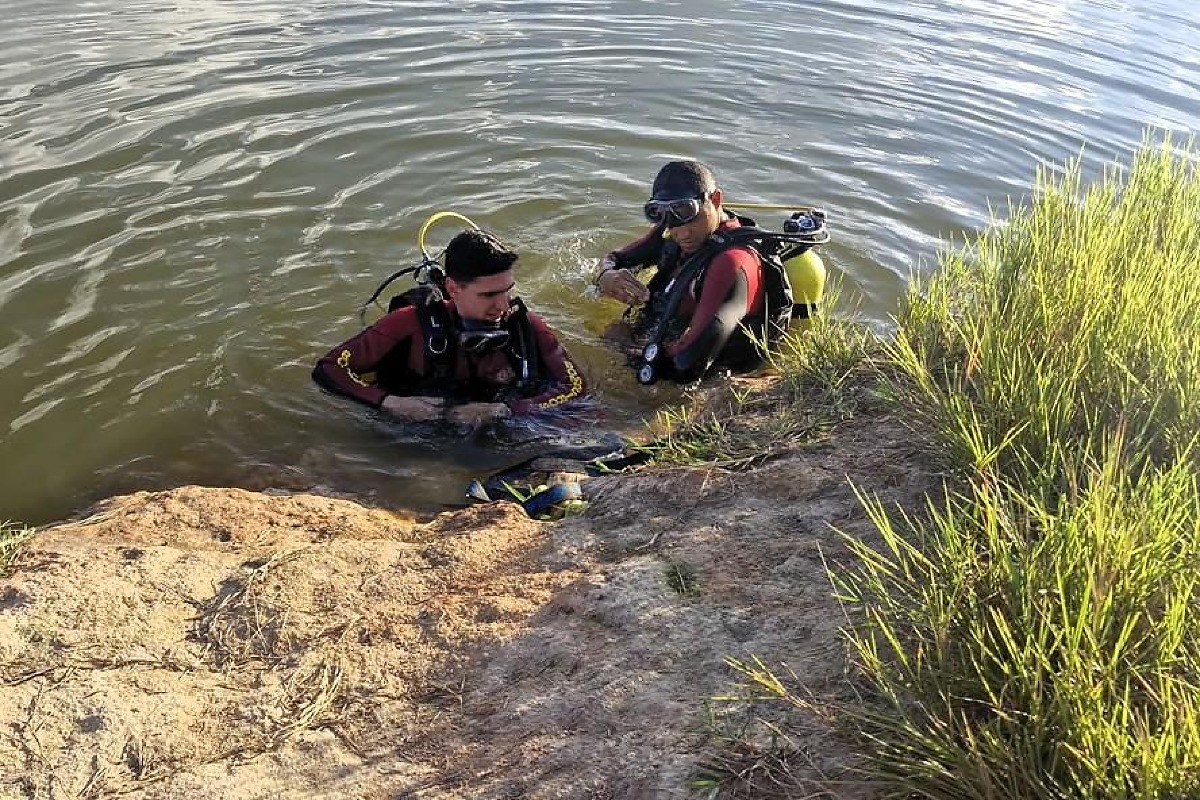 Corpo de Bombeiros encontra corpo de adolescente em açude em Peixoto de Azevedo