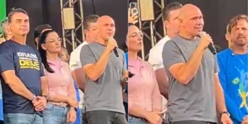 Com Flávio Bolsonaro na Marcha Para Jesus, Abilio pede que entreguem a chave do Brasil a Cristo; vídeo