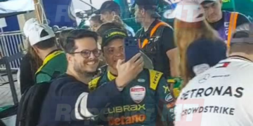 Fãs tietam pilotos da Stock Car no autódromo internacional de Cuiabá; vídeo