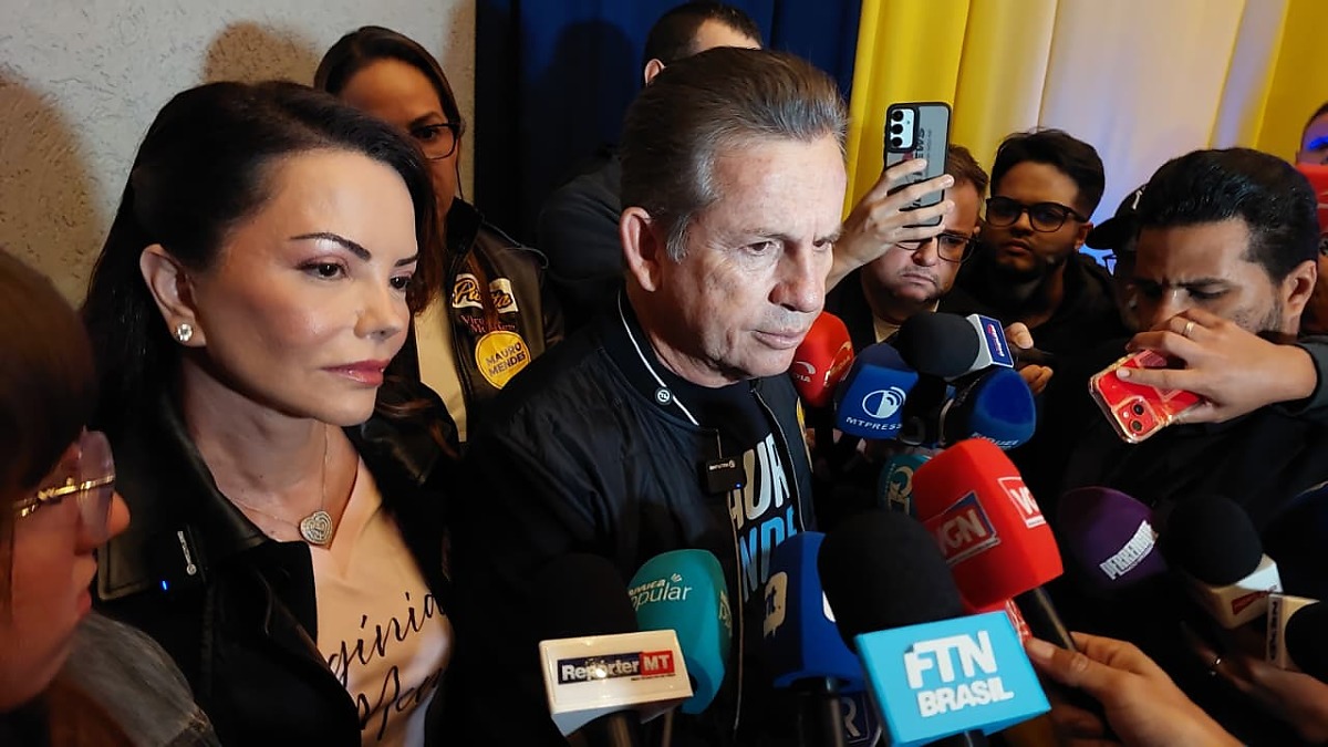 No lançamento ao Senado, Mauro Mendes cita caso Vorcaro e avisa: "Bando de adversários tenta tramar"