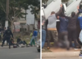Vídeo mostra desespero de feridos logo após colisão que matou idosa na FEB; populares tiraram carro de cima do corpo