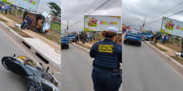 Batida que deixou mulher morta e idosa ferida envolveu 4 veículos e atingiu casal em moto