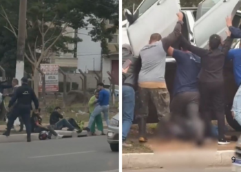 Vídeo registrou acidente que matou mulher na avenida da FEB em VG