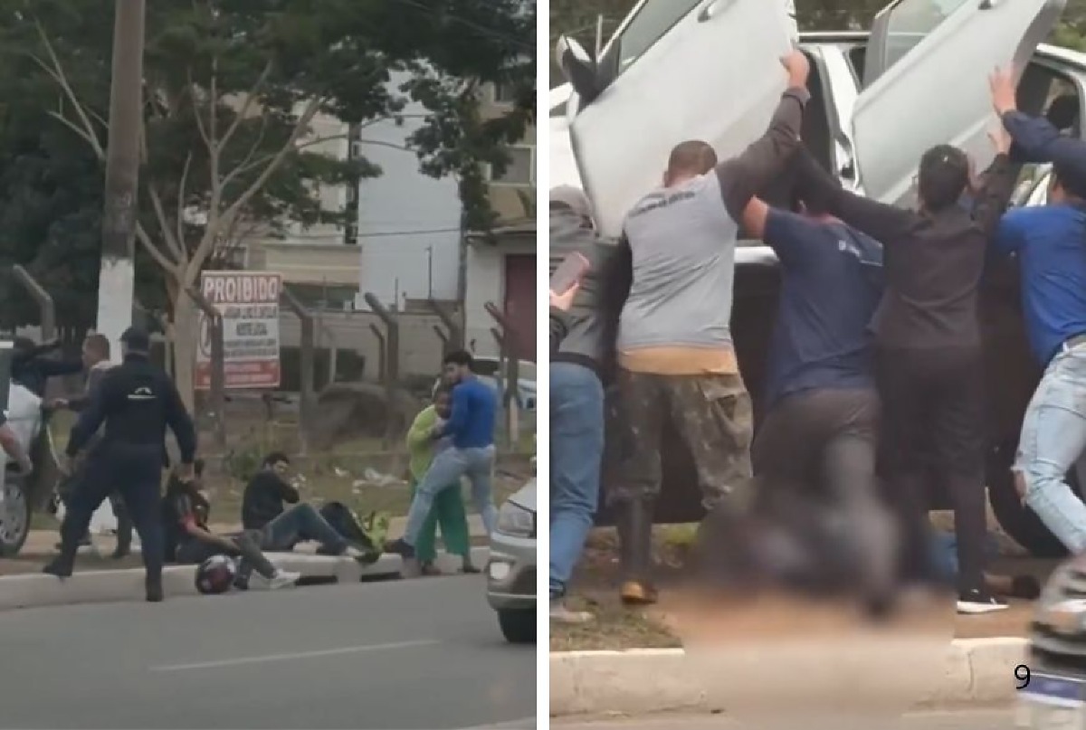 Vídeo registrou acidente que matou mulher na avenida da FEB em VG