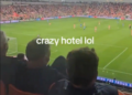 Hotel dentro de estádio de futebol viraliza com vista inusitada da janela dos quartos; VÍDEO