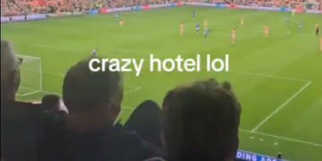Hotel dentro de estádio de futebol viraliza com vista inusitada da janela dos quartos; VÍDEO