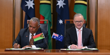 Austrália e Vanuatu assinam acordo que barra base militar da China