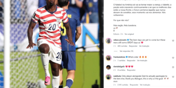 Balogun pede desculpas pela eliminação dos EUA na Copa: 'Decepcionamos vocês'