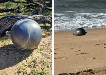 Mistério na Austrália: bolas de titânio caem do céu e forçam autoridades a interditar praia