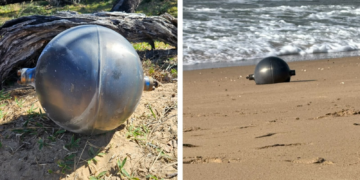 Mistério na Austrália: bolas de titânio caem do céu e forçam autoridades a interditar praia