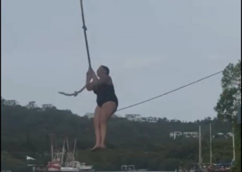 VÍDEO: Mulher sofre lesão genital durante salto em cruzeiro no Caribe e tem de pagar R$ 250 mil por socorro