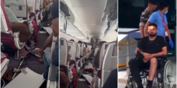 Avião cai 90 metros no ar durante turbulência na Ásia, e passageiros ficam feridos