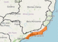 Inmet prevê ventos de até 100 km/h em cidades de SP e RJ