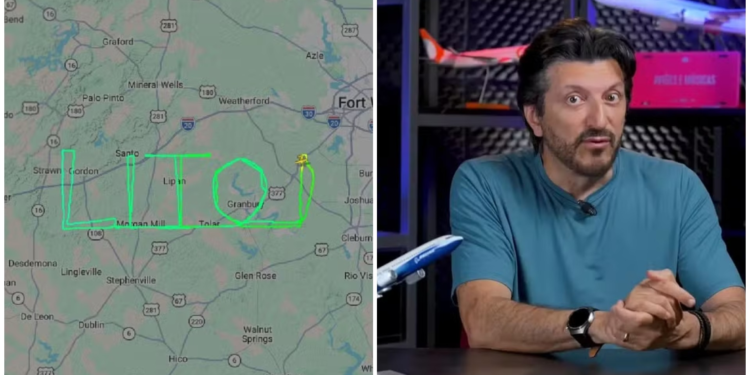 'Amigo próximo': piloto conta por que e como desenhou nome de Lito no céu dos EUA