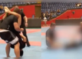 Lutador de Jiu-Jitsu sofre golpe proibido e é hospitalizado com risco de paralisia no PR