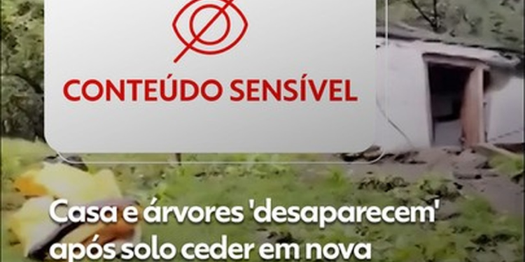 VÍDEO: Galpão de casa e árvores 'desaparecem' após solo ceder em novo deslizamento de terra no Nepal