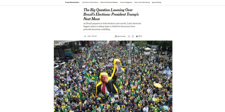 'Fator Trump', 'risco à democracia' e 'costas para o futuro': como jornais internacionais destacam a eleição no Brasil